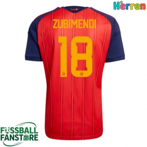 Spanien Martin Zubimendi #18 Replik Heimtrikot WM 2026 Kurzarm